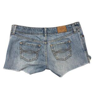 Abercrombie Fitch Light Wash Denim Shorts Y2K Size 4
